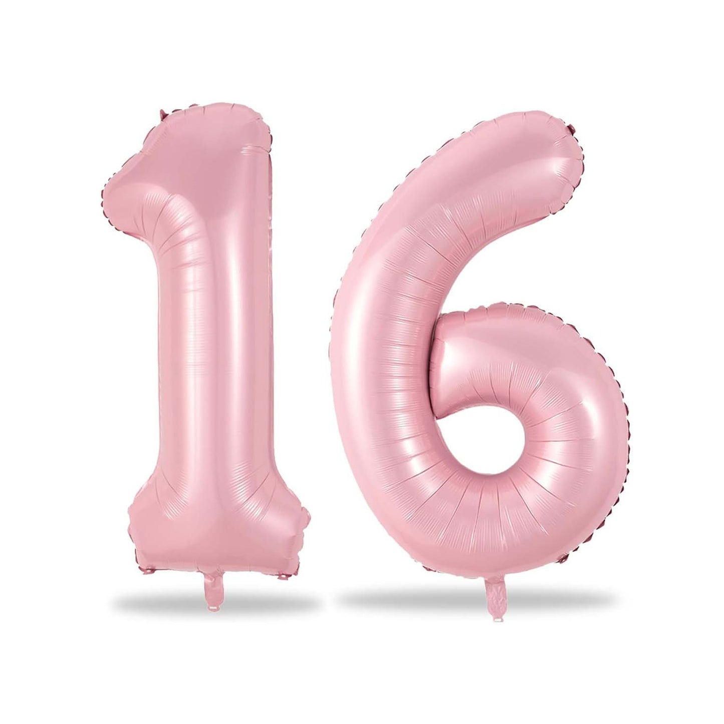 32 Inch Pastel Pink Number Foil balloon