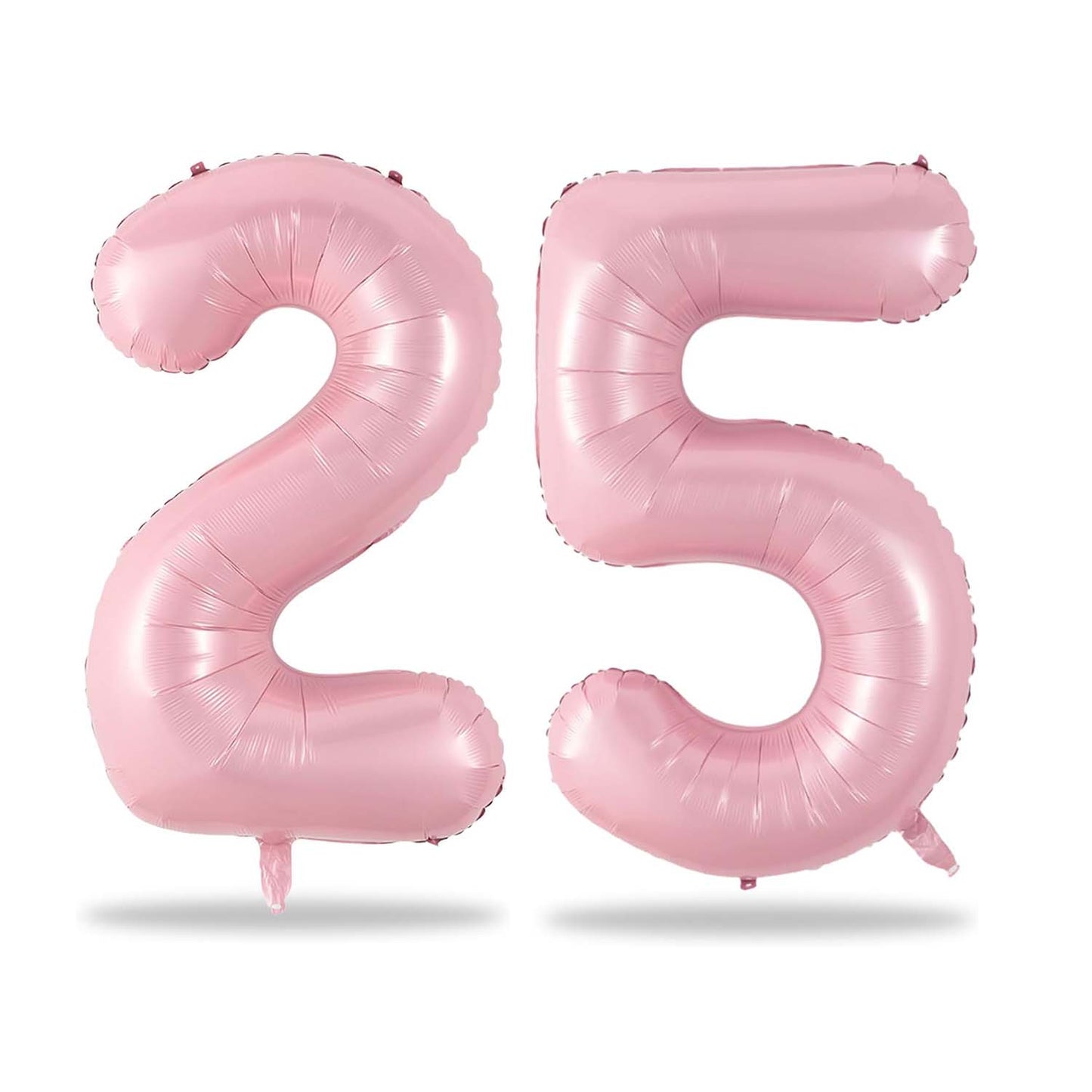 32 Inch Pastel Pink Number Foil balloon