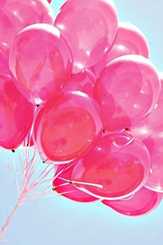 Metallic Finish Balloons for Birthday/Anniversary Party Decoration (Pack of 50, Pink)