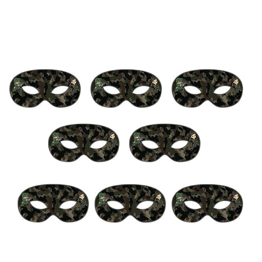 Army/Military Theme Eye Mask Set For Birthday, Baby Shower Party Decorations