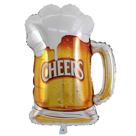 28 Inch Beer Mug Foil Balloons for Birthday bachelorette Decoration