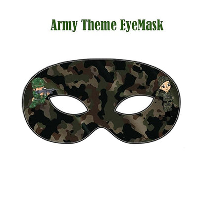 Army/Military Theme Eye Mask Set For Birthday, Baby Shower Party Decorations