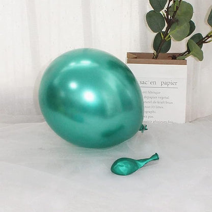 50 pcs Green Chrome Balloons for Birthday decoration celebration Anniversary baby shower