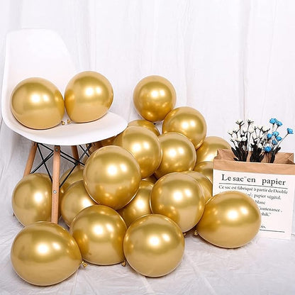 50 pcs Silver Chrome Balloons for Birthday decoration celebration Anniversary baby shower