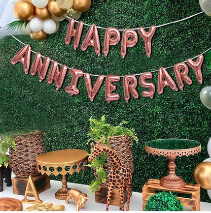 Happy Anniversary Letter Foil Balloon (16 Inch)