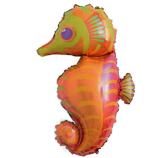 30 Inch Sea Horse Shape Theme foil balloon for birthday , Baby Shower Decoration Ocean Theme