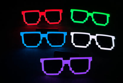 Thug Life LED Neon Glow Goggles 1 pc ( Assorted Color )