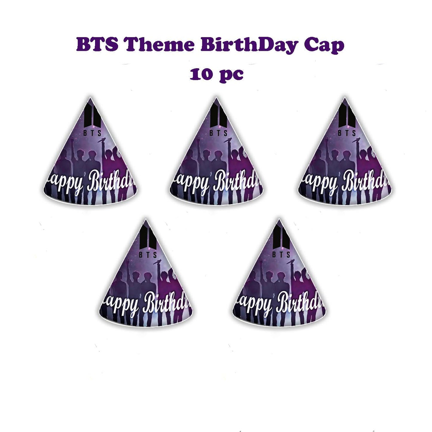 BTS Theme Birthday Caps hats