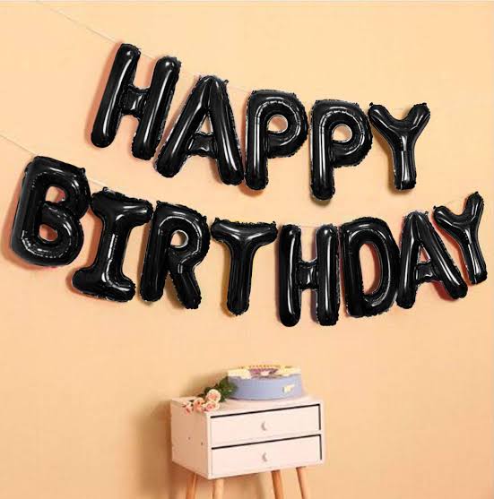 Happy Birthday Letter Foil Balloon (16 Inch)