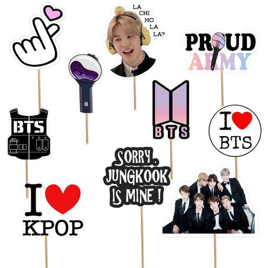 BTS Theme PhotoBooth Props