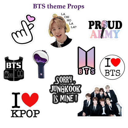 BTS Theme PhotoBooth Props